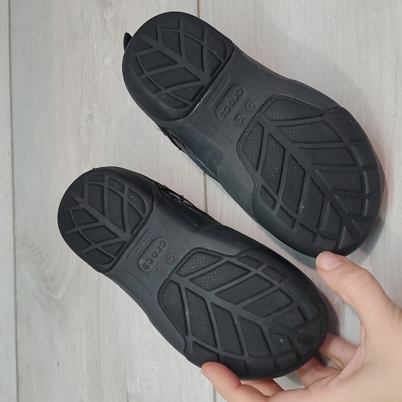 Crocs Kids Unisex Cunning Cameron Clogs Suede Toddler shoes sz C10 - Picture 9 of 12